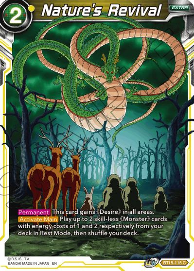 Nature's Revival (BT15-115) [Saiyan Showdown] | Rock City Comics