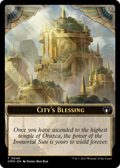 City's Blessing // Ogre Double-Sided Token [Commander Masters Tokens] | Rock City Comics