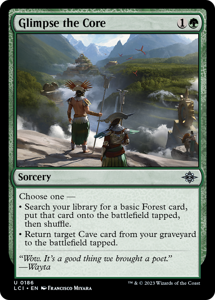 Glimpse the Core [The Lost Caverns of Ixalan] | Rock City Comics