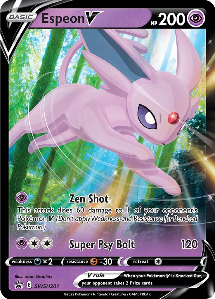 Espeon V (SWSH201) [Sword & Shield: Black Star Promos] | Rock City Comics