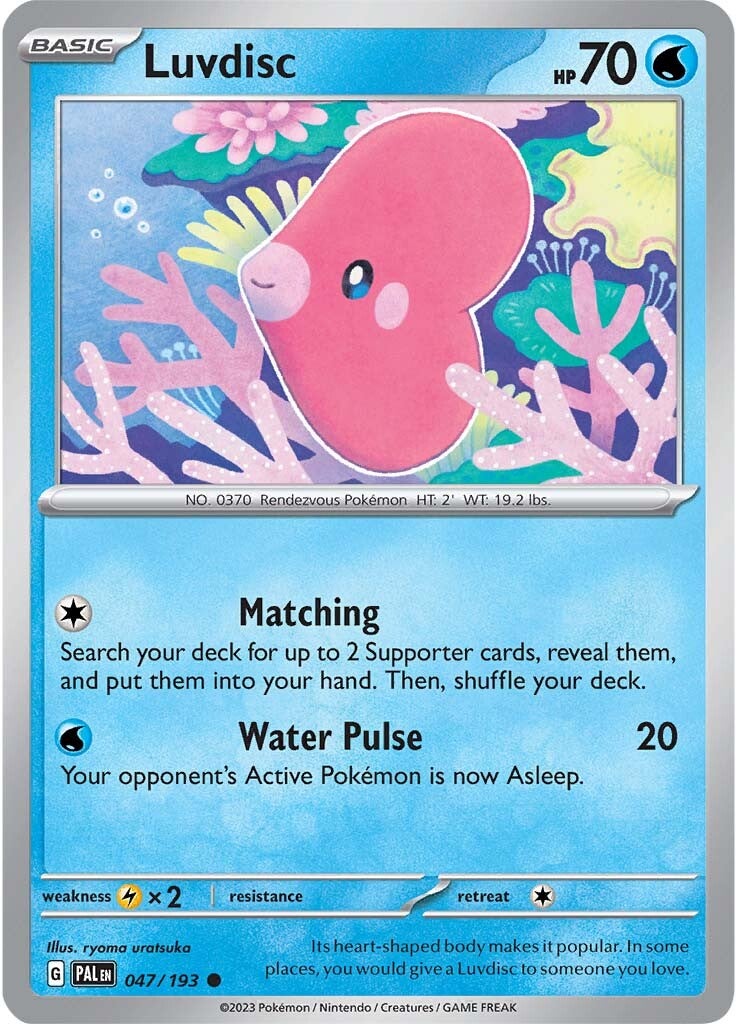 Luvdisc (047/193) [Scarlet & Violet: Paldea Evolved] | Rock City Comics