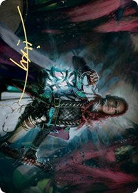 Tergrid, God of Fright Art Card (Gold-Stamped Signature) [Kaldheim Art Series] | Rock City Comics