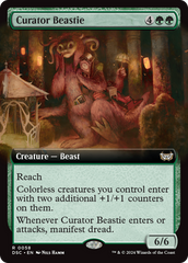 Curator Beastie (Extended Art) [Duskmourn: House of Horror Commander] | Rock City Comics