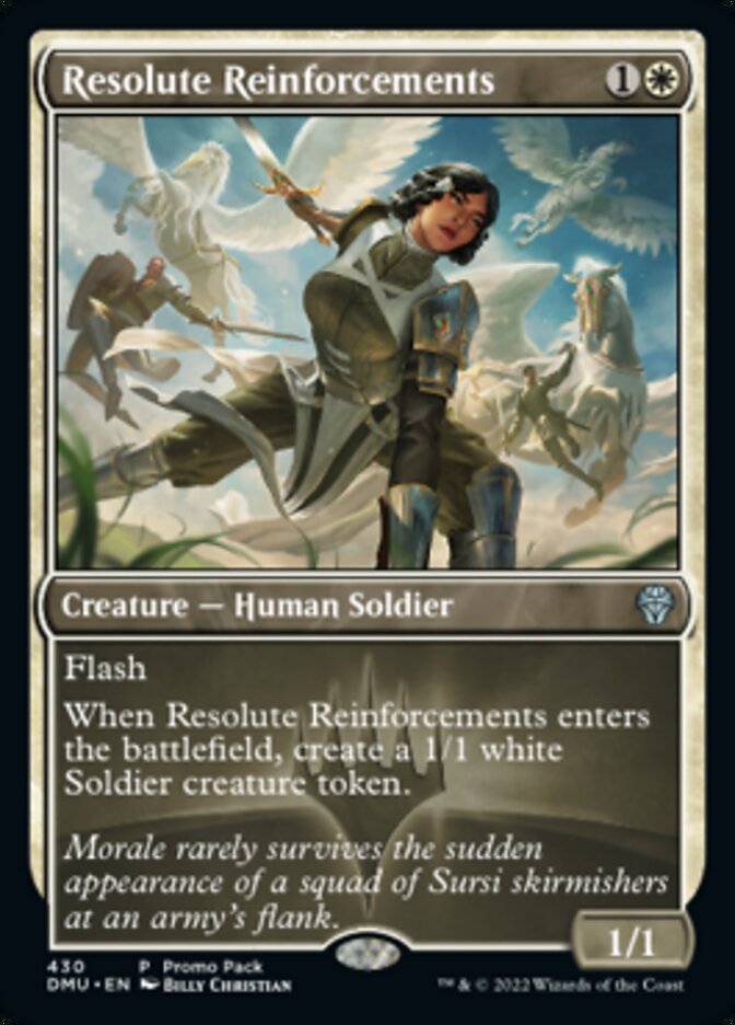 Resolute Reinforcements (Promo Pack) [Dominaria United Promos] | Rock City Comics