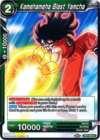 Kamehameha Blast Yamcha (BT7-062) [Assault of the Saiyans] | Rock City Comics