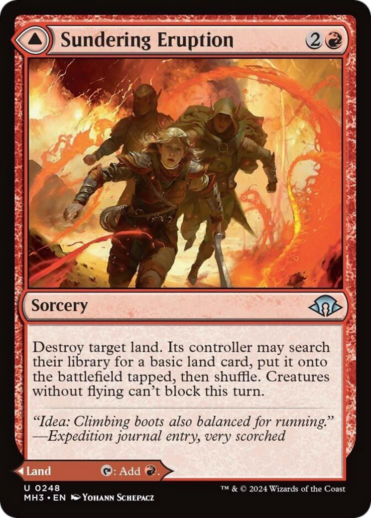 Sundering Eruption // Volcanic Fissure [Modern Horizons 3] | Rock City Comics