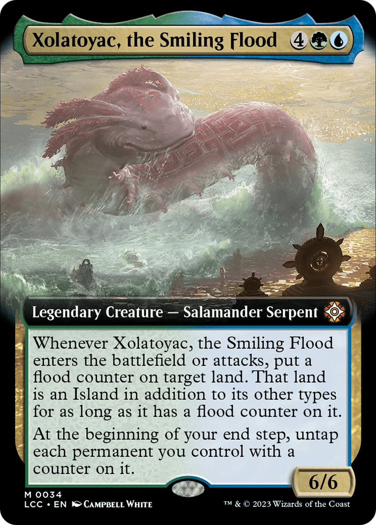 Xolatoyac, the Smiling Flood (Extended Art) [The Lost Caverns of Ixalan Commander] | Rock City Comics