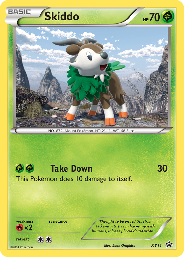 Skiddo (XY11) [XY: Black Star Promos] | Rock City Comics