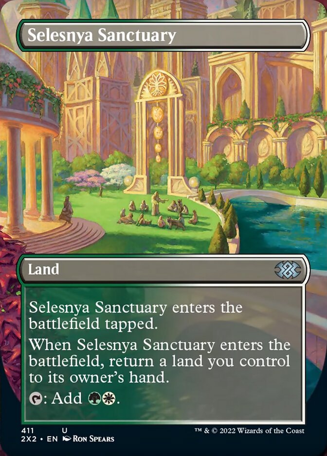 Selesnya Sanctuary (Borderless Alternate Art) [Double Masters 2022] | Rock City Comics