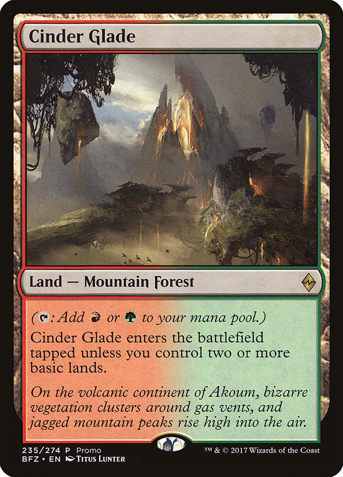 Cinder Glade (Promo) [Standard Showdown Promos] | Rock City Comics