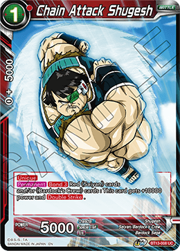 Chain Attack Shugesh (Uncommon) (BT13-008) [Supreme Rivalry] | Rock City Comics