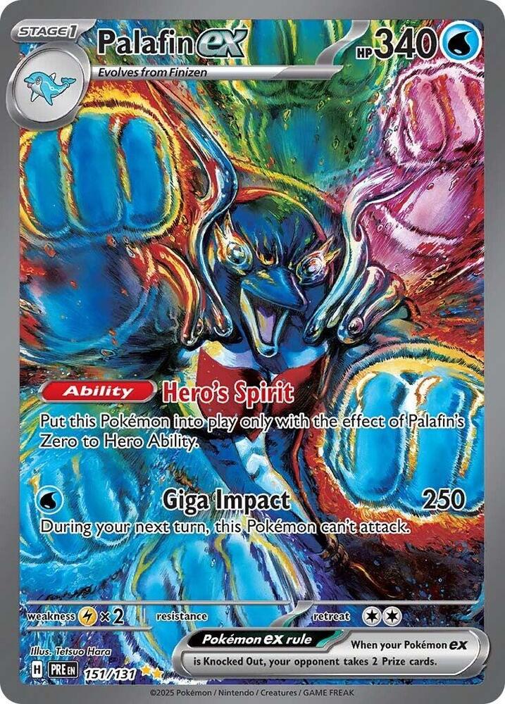 Palafin ex (151/131) [Scarlet & Violet: Prismatic Evolutions] | Rock City Comics