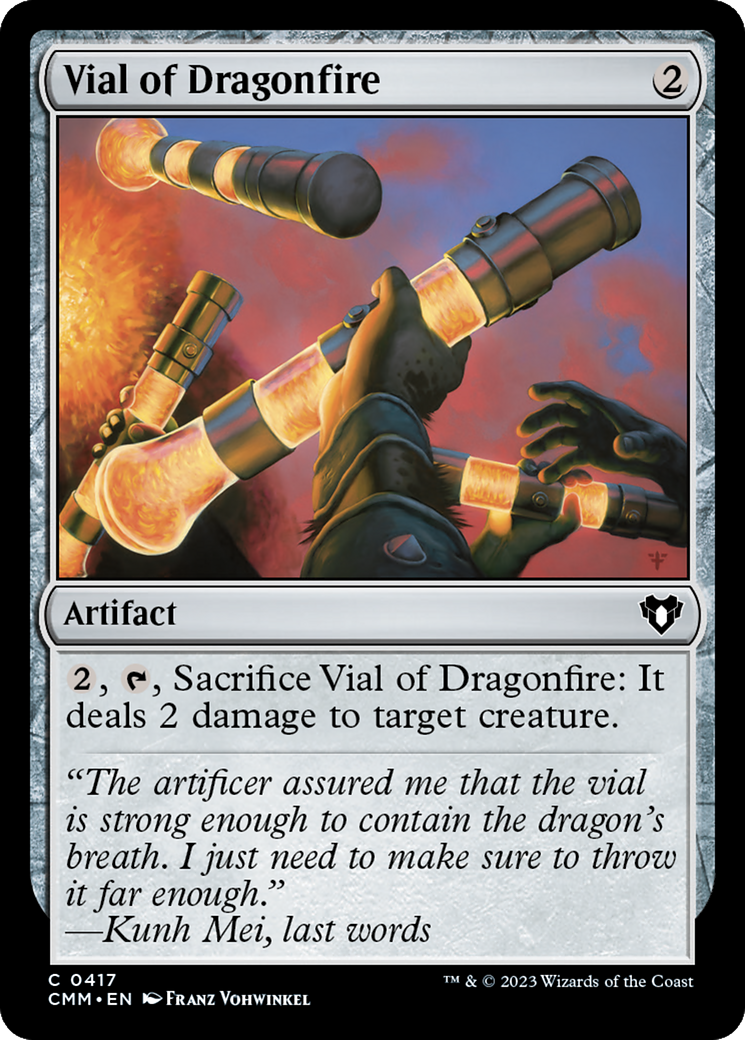 Vial of Dragonfire [Commander Masters] | Rock City Comics