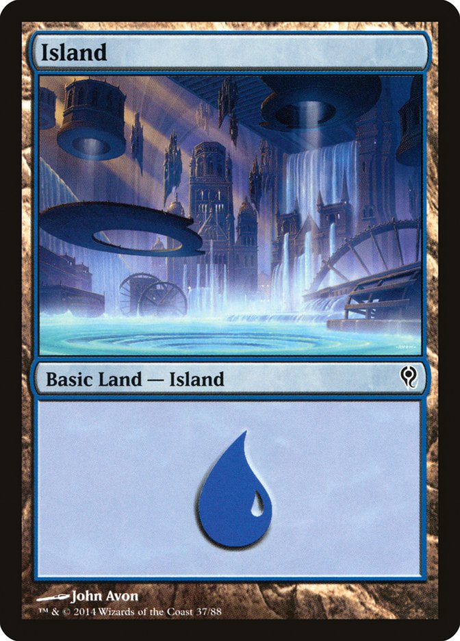 Island (37) [Duel Decks: Jace vs. Vraska] | Rock City Comics