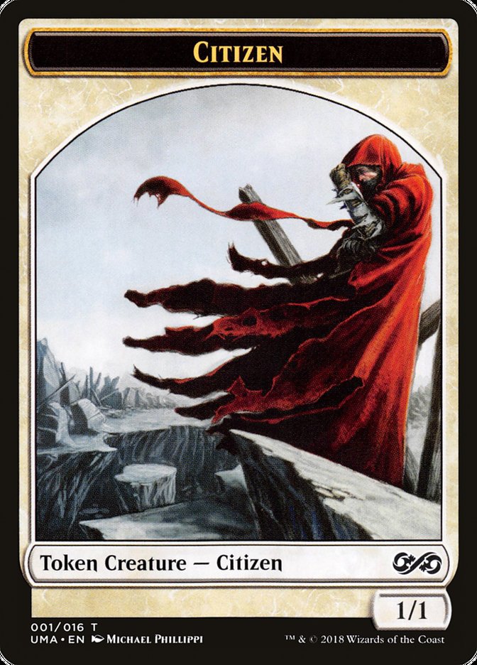 Citizen Token [Ultimate Masters Tokens] | Rock City Comics
