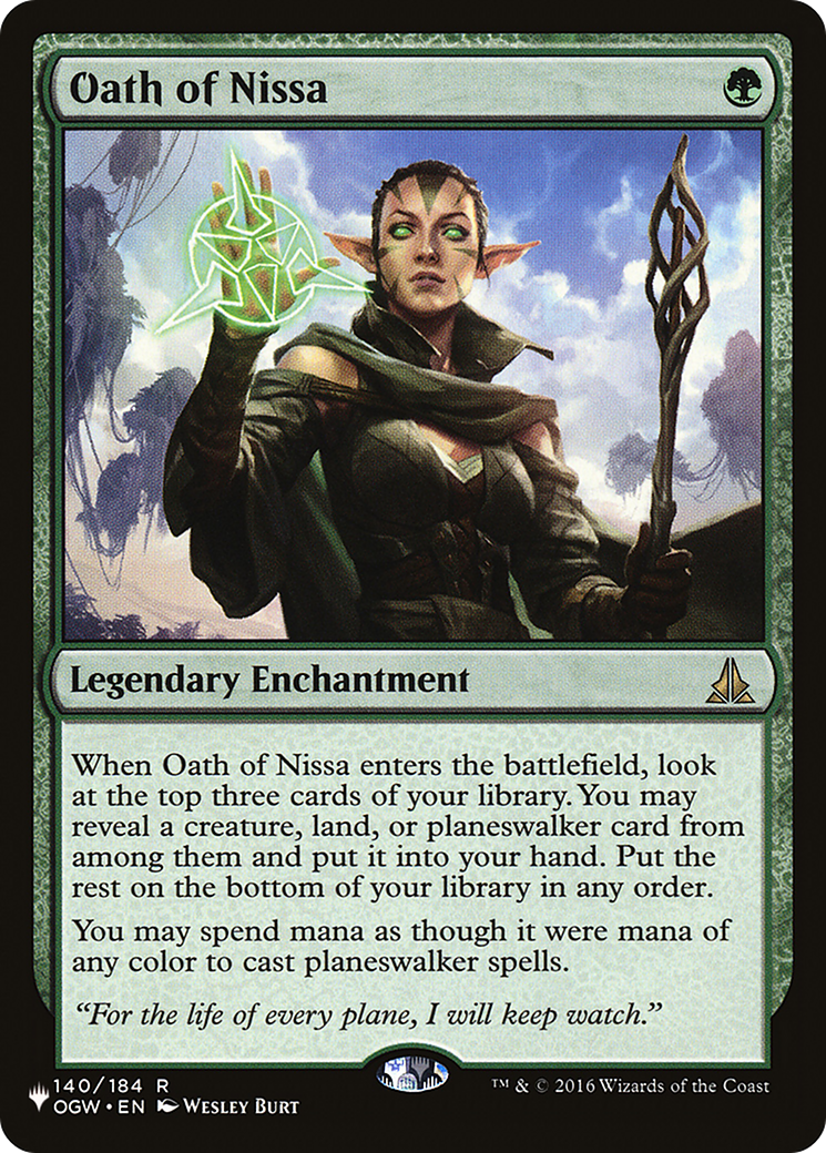 Oath of Nissa [The List Reprints] | Rock City Comics