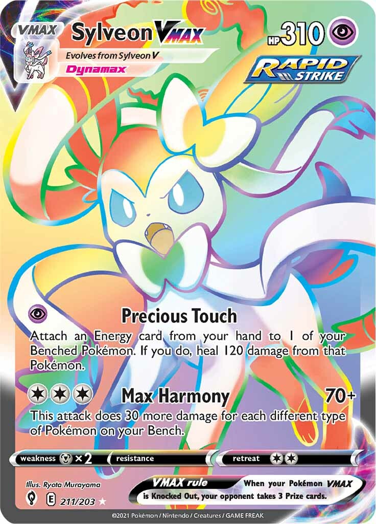 Sylveon VMAX (211/203) [Sword & Shield: Evolving Skies] | Rock City Comics