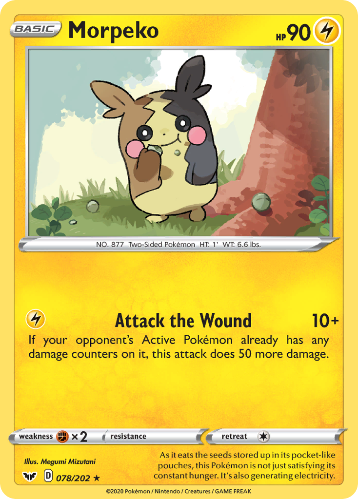 Morpeko (078/202) [Sword & Shield: Base Set] | Rock City Comics