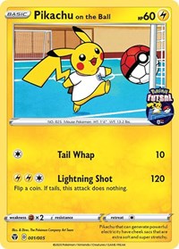 Pikachu on the Ball (001/005) [Miscellaneous Cards] | Rock City Comics