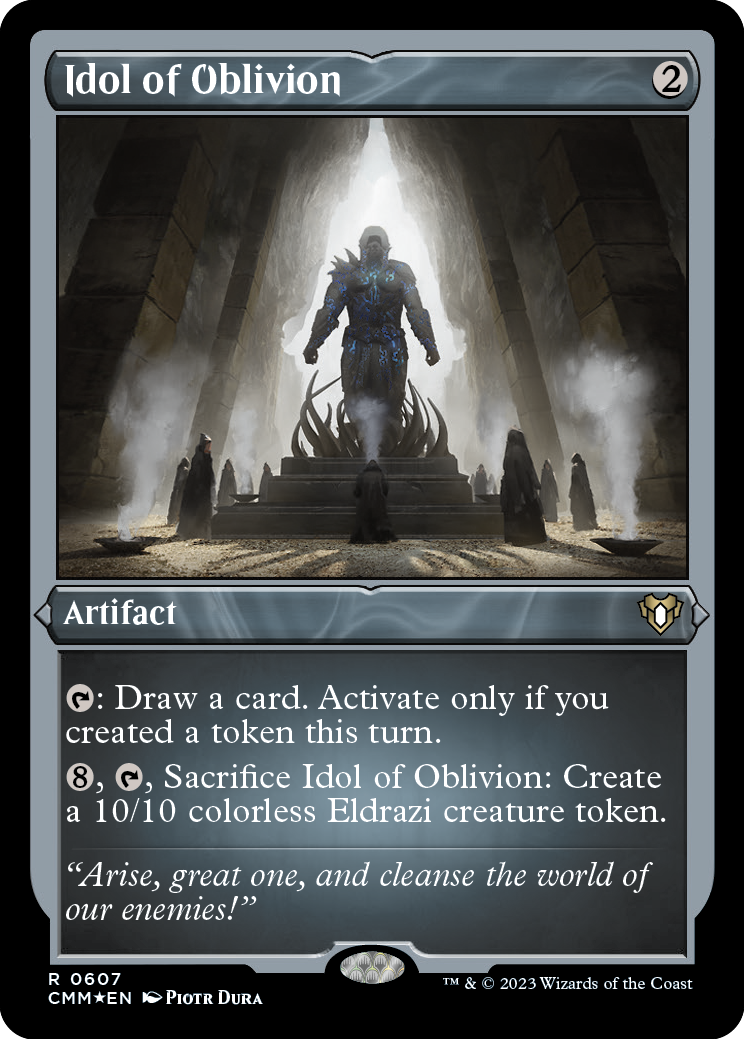 Idol of Oblivion (Foil Etched) [Commander Masters] | Rock City Comics