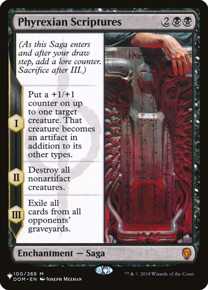 Phyrexian Scriptures [The List] | Rock City Comics