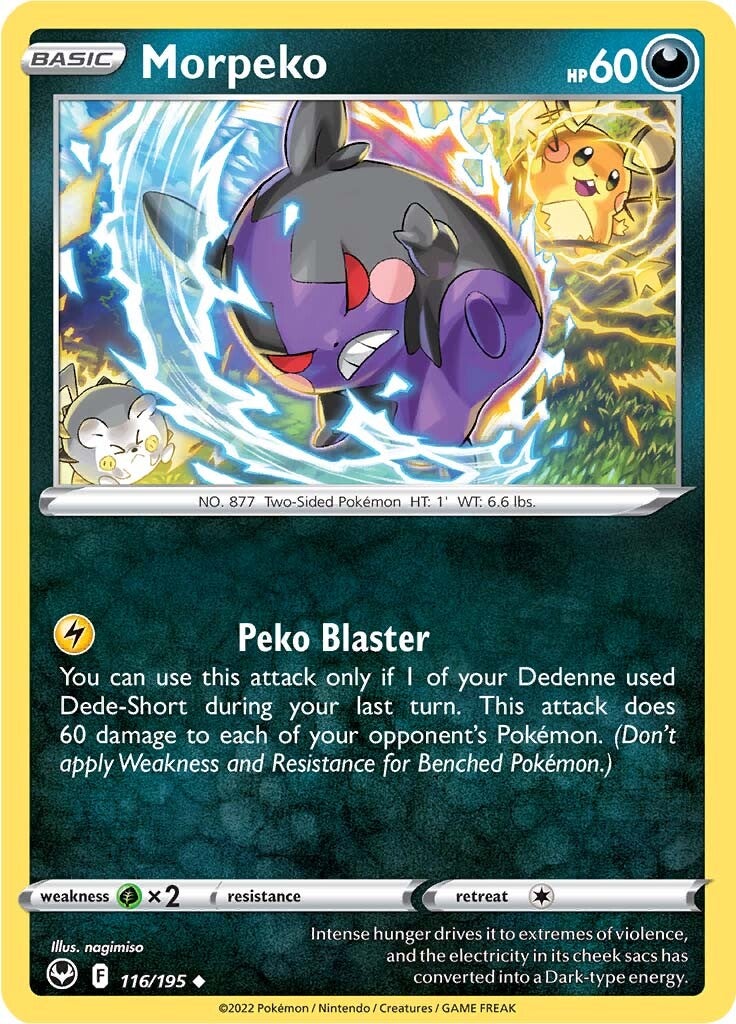 Morpeko (116/195) [Sword & Shield: Silver Tempest] | Rock City Comics