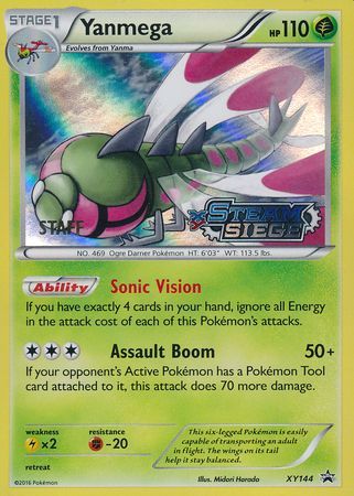 Yanmega (XY144) (Staff) [XY: Black Star Promos] | Rock City Comics