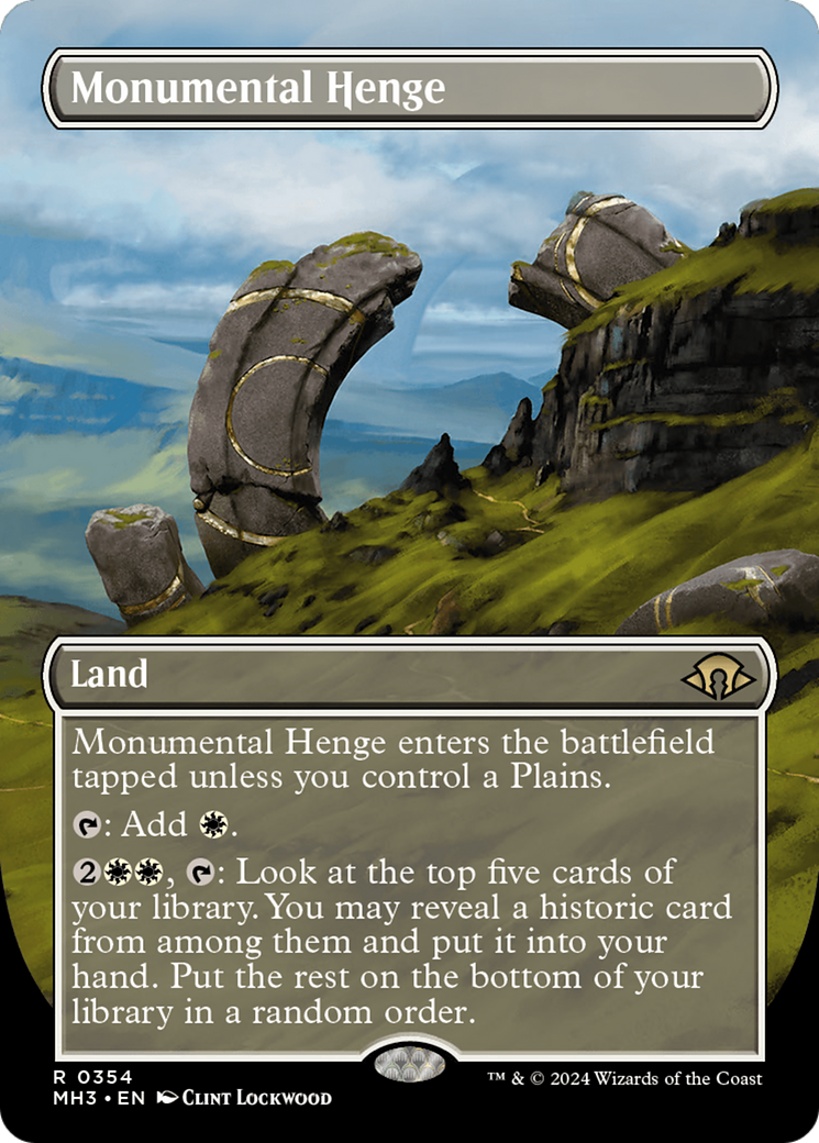 Monumental Henge (Borderless) [Modern Horizons 3] | Rock City Comics
