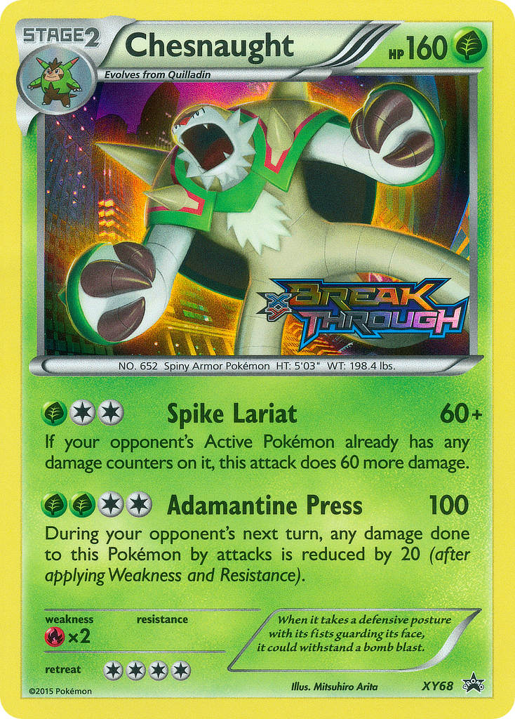 Chesnaught (XY68) [XY: Black Star Promos] | Rock City Comics