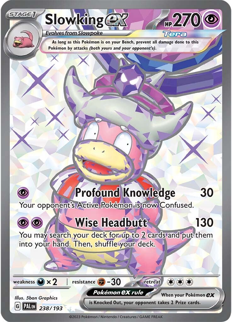 Slowking ex (238/193) [Scarlet & Violet: Paldea Evolved] | Rock City Comics