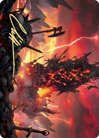 Immersturm Skullcairn Art Card (Gold-Stamped Signature) [Kaldheim Art Series] | Rock City Comics
