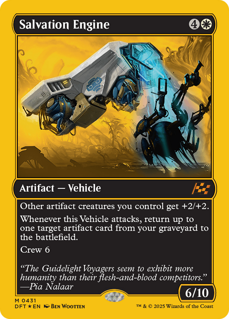 Salvation Engine (First-Place Foil) [Aetherdrift] | Rock City Comics