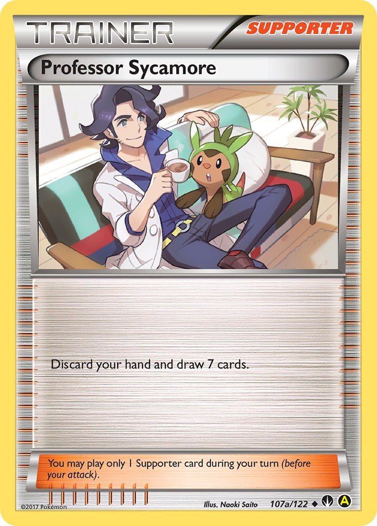 Professor Sycamore (107a/122) [Alternate Art Promos] | Rock City Comics