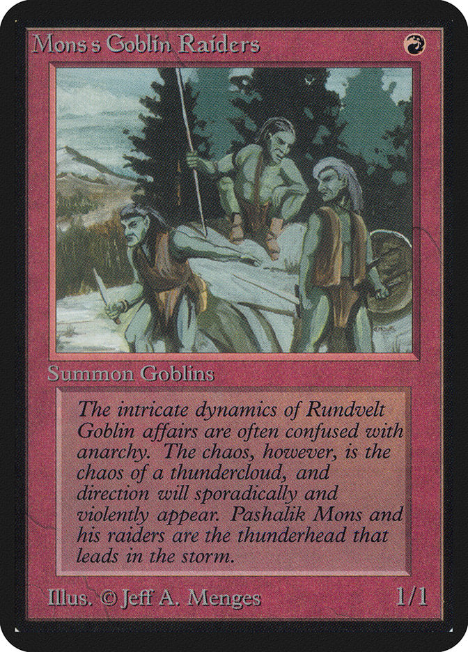 Mons's Goblin Raiders [Alpha Edition] | Rock City Comics