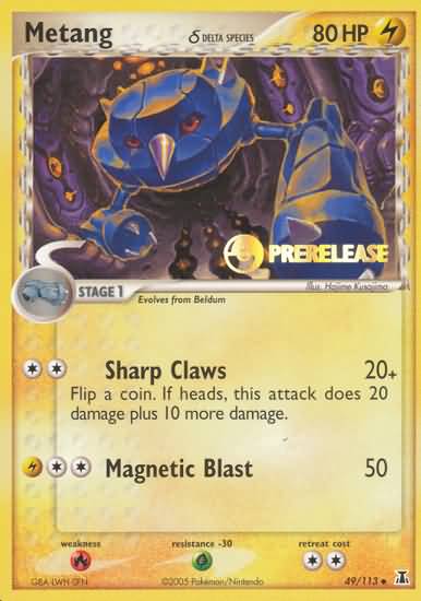 Metang (49/113) (Delta Species) (Prerelease Promo) [EX: Delta Species] | Rock City Comics