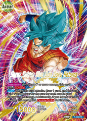 Son Goku // Super Saiyan Blue Son Goku Returns (Gold-Stamped) (P-399) [Promotion Cards] | Rock City Comics