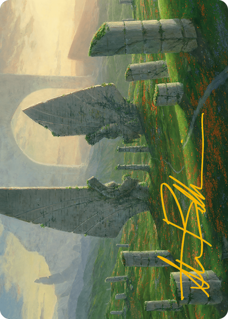 Monumental Henge Art Card (Gold-Stamped Signature) [Modern Horizons 3 Art Series] | Rock City Comics