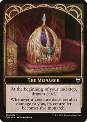 Horror // The Monarch Double-Sided Token [Commander Legends Tokens] | Rock City Comics