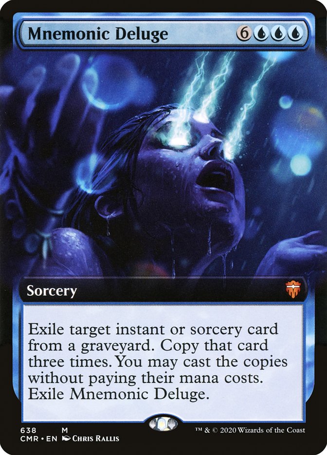 Mnemonic Deluge (Extended Art) [Commander Legends] | Rock City Comics