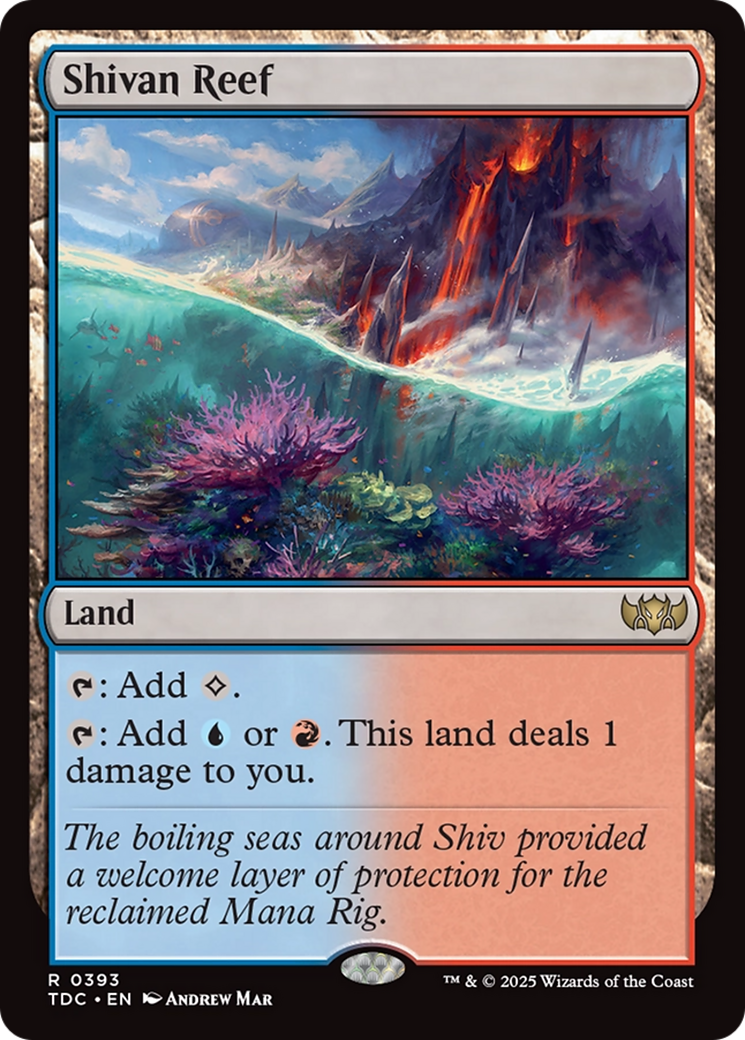 Shivan Reef [Tarkir: Dragonstorm Commander] | Rock City Comics