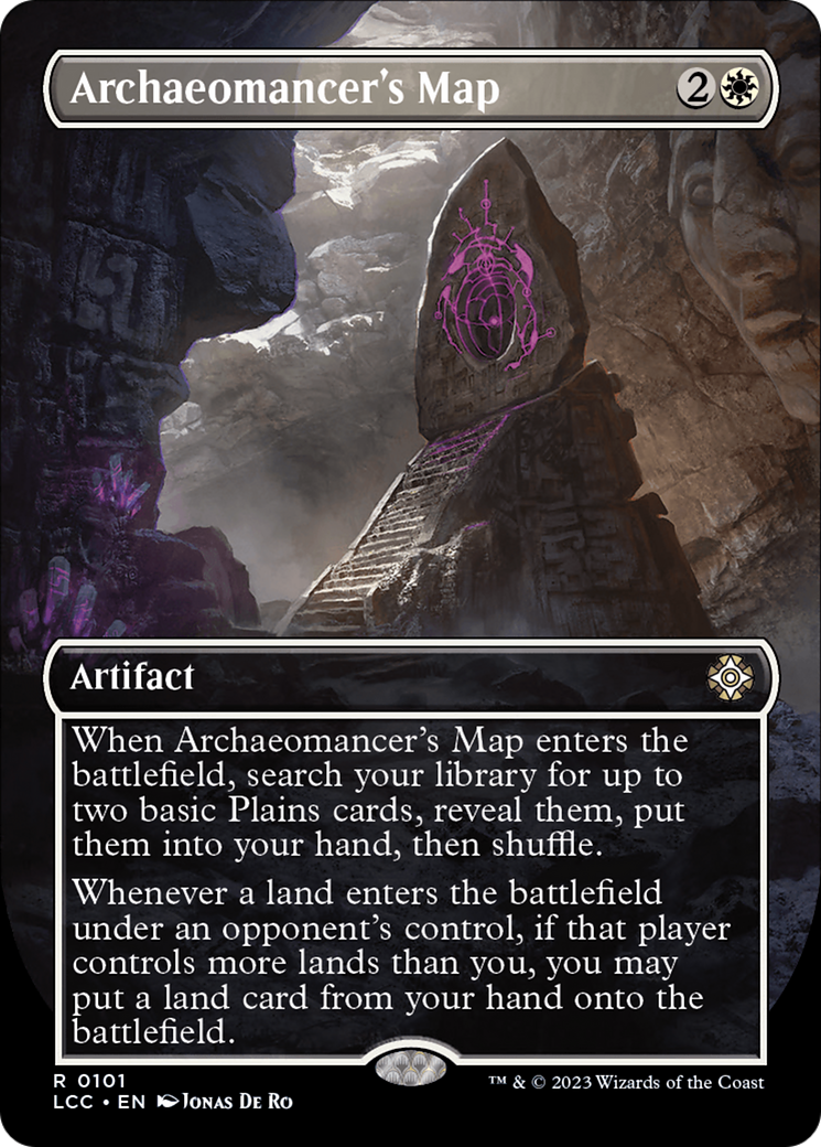 Archaeomancer's Map (Borderless) [The Lost Caverns of Ixalan Commander] | Rock City Comics
