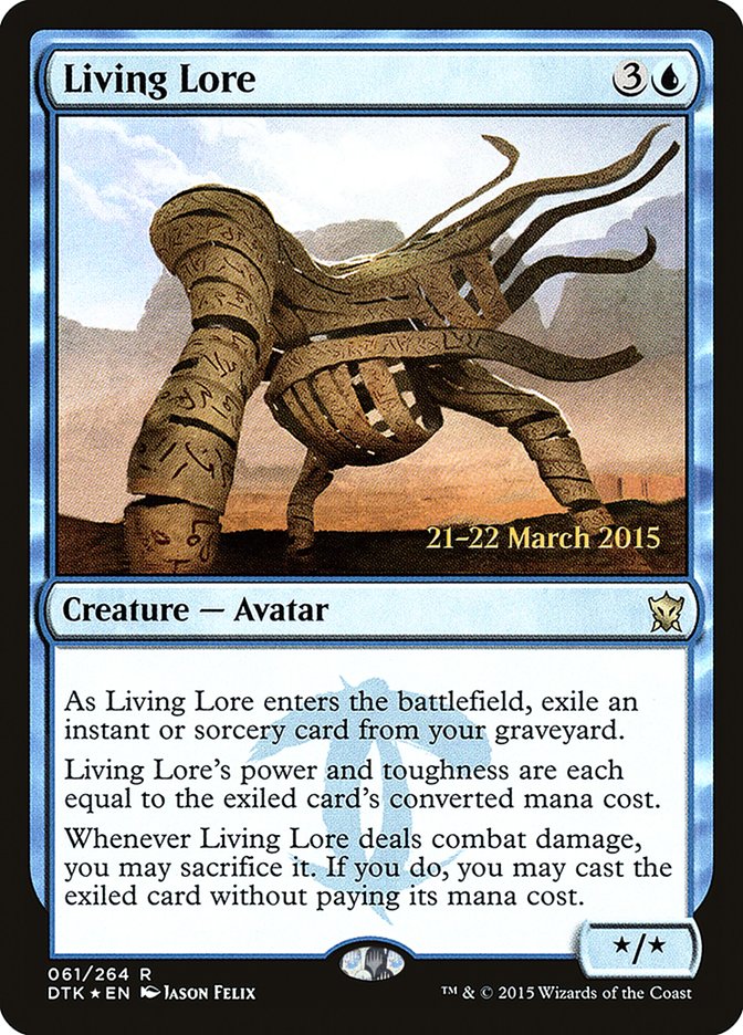 Living Lore [Dragons of Tarkir Prerelease Promos] | Rock City Comics
