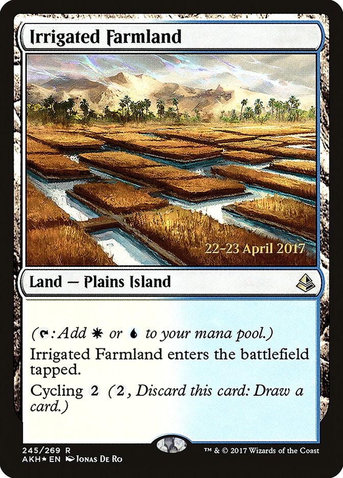 Irrigated Farmland [Amonkhet Prerelease Promos] | Rock City Comics