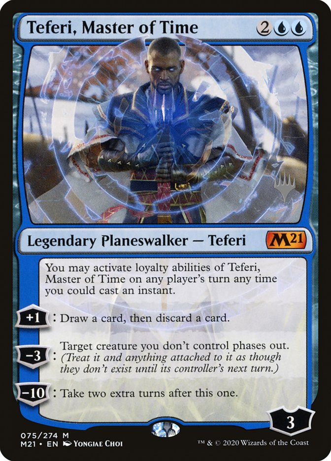 Teferi, Master of Time (Promo Pack) (75) [Core Set 2021 Promos] | Rock City Comics