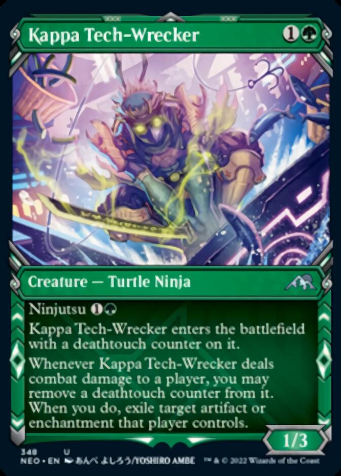 Kappa Tech-Wrecker (Showcase Ninja) [Kamigawa: Neon Dynasty] | Rock City Comics