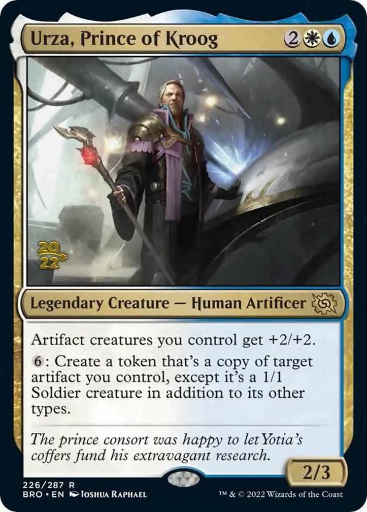 Urza, Prince of Kroog [The Brothers' War Prerelease Promos] | Rock City Comics