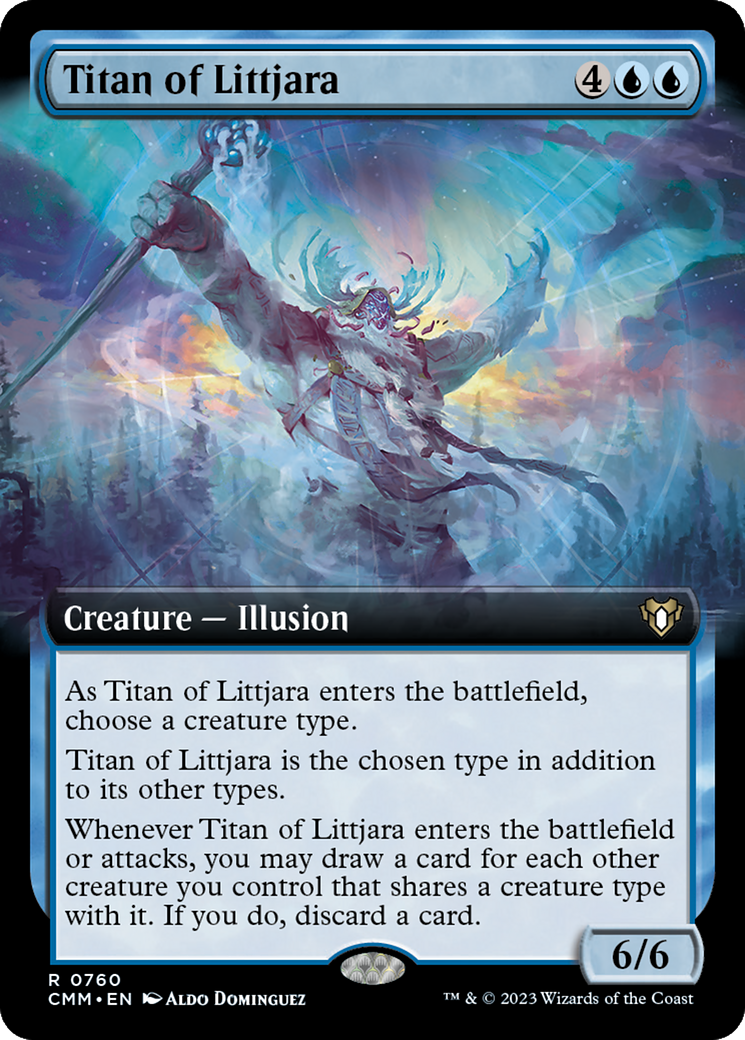 Titan of Littjara (Extended Art) [Commander Masters] | Rock City Comics