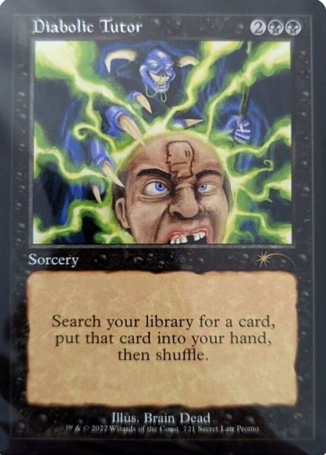 Diabolic Tutor (Retro) [Secret Lair Drop Promos] | Rock City Comics