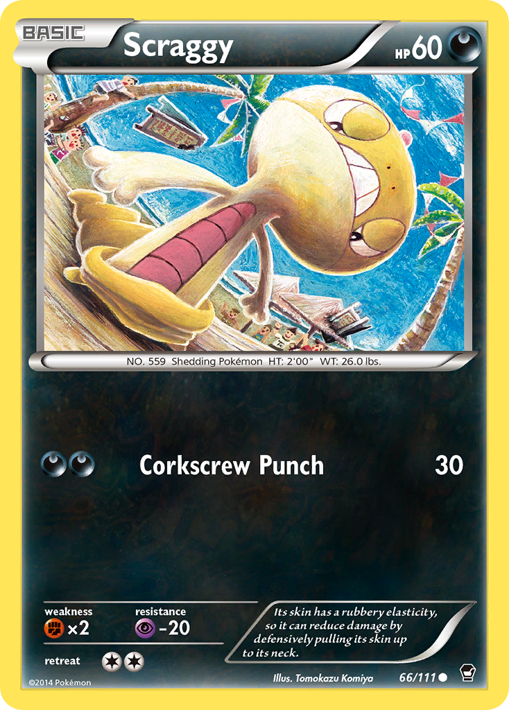 Scraggy (66/111) [XY: Furious Fists] | Rock City Comics