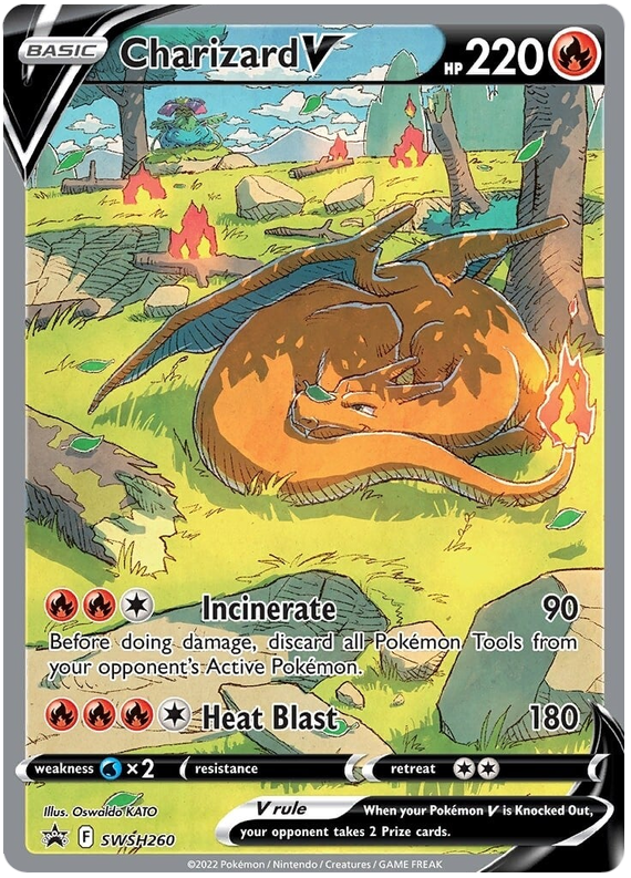 Charizard V (SWSH260) [Sword & Shield: Black Star Promos] | Rock City Comics